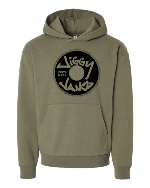 JiggyJamz Pullover Hoodie Black Logo 2025 PREMIUM Heavyweight Sweatshirt - Image 3