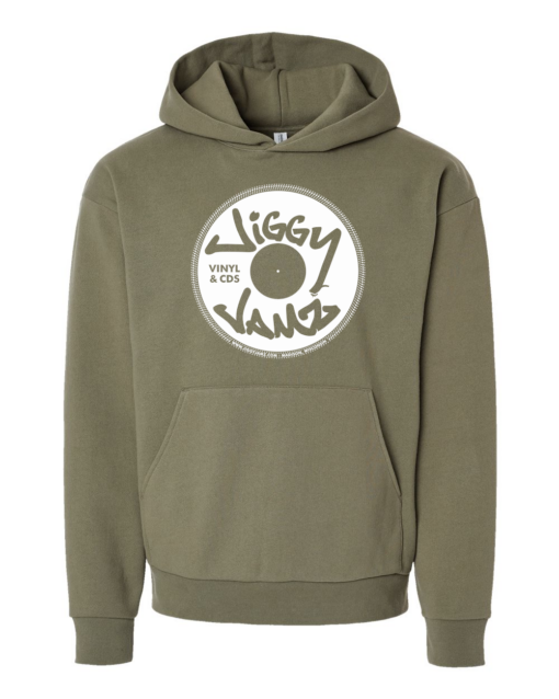 JiggyJamz Pullover Hoodie White Logo 2025 PREMIUM Heavyweight Sweatshirt - Image 3