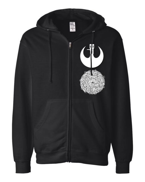 JiggyJamz Zipper Hoodie White Logo 2025-Midweight Sweatshirt - Image 3