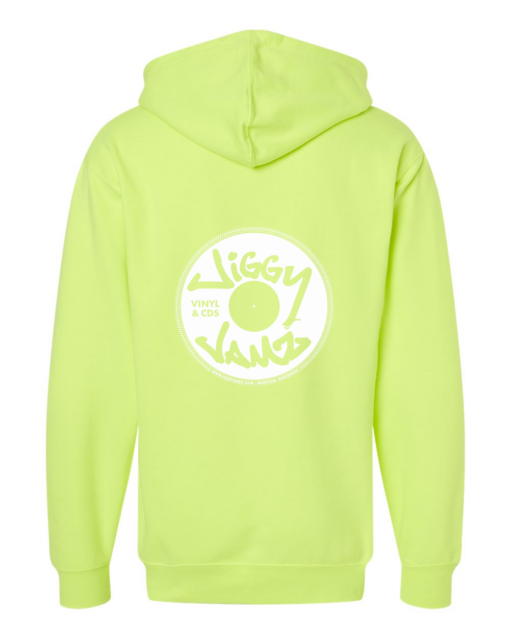 JiggyJamz Zipper Hoodie White Logo 2025-Midweight Sweatshirt - Image 6