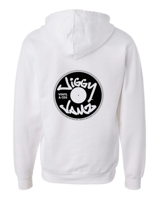 JiggyJamz Zipper Hoodie Black Logo 2025-Midweight Sweatshirt - Image 8