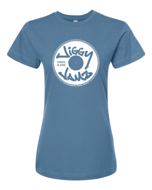 JiggyJamz Tee White Logo 2025-Women's Fine Jersey